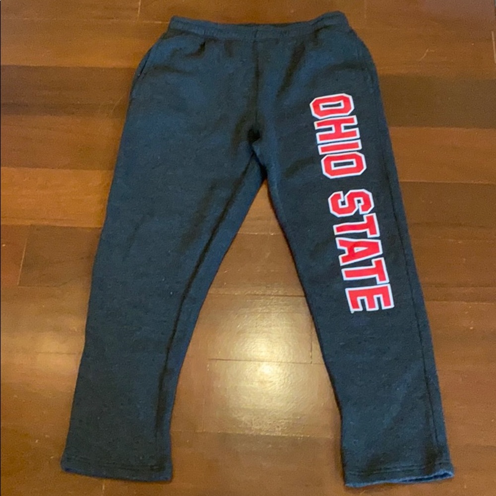 The Ohio State University wide leg sweatpants